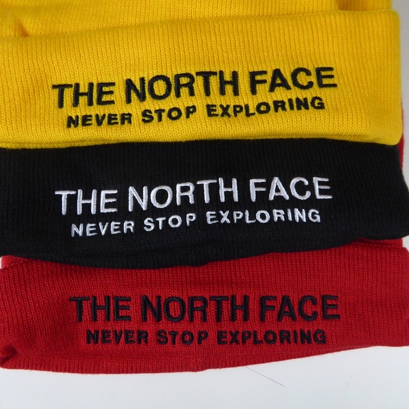 North Face Hat Bundle Wide Cuff TNF Embroidery NWT - Picture 2 of 15